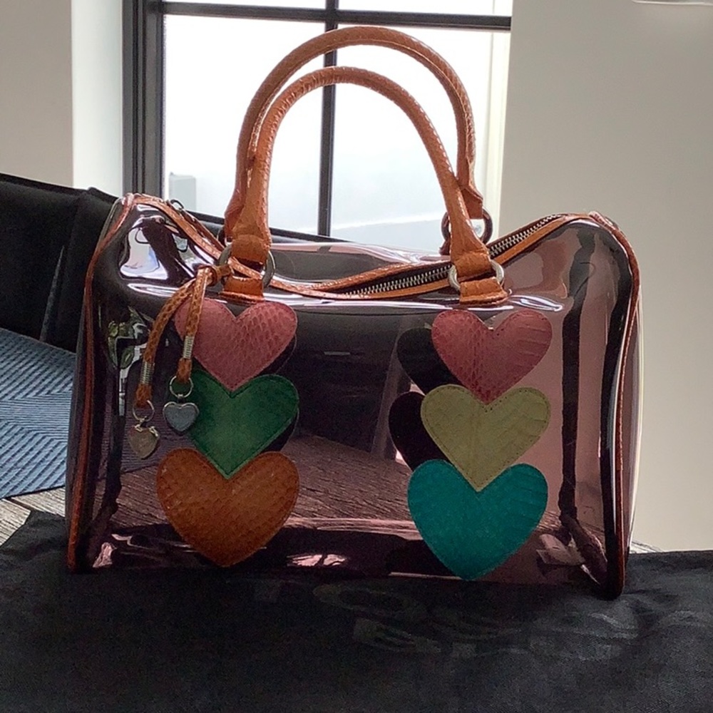 Italian TOSCA BLU summer transparent bag! SALE